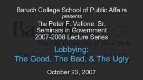 Thumbnail for Lobbying: The Good, The Bad, &amp; The Ugly