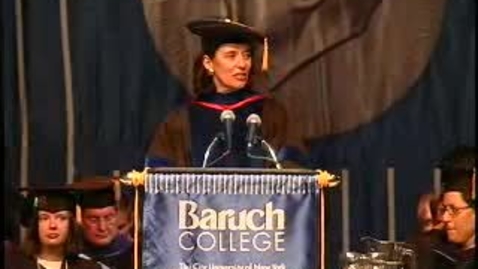 Thumbnail for Baruch College Commencement (2008): Keynote Speaker Alan M. Dershowitz