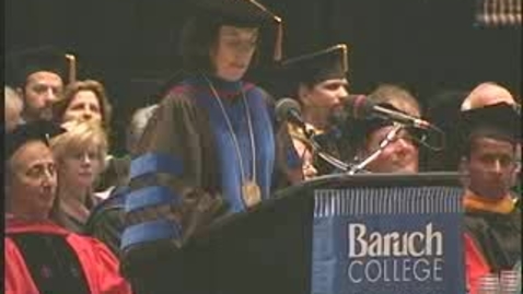 Thumbnail for Baruch College Commencement (2006): Class Gifts