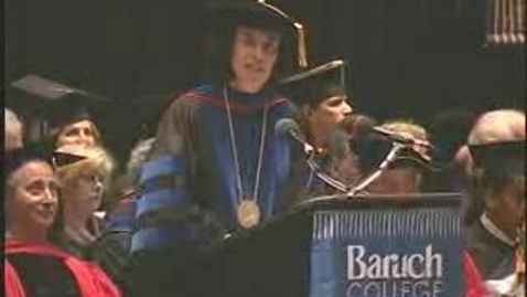 Thumbnail for Baruch College Commencement (2006): Valedictorian Els Rutten