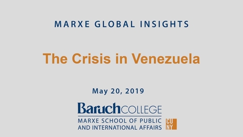 Thumbnail for The Crisis in Venezuela