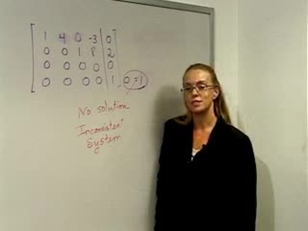 Chapter 2.4 Inconsistent Linear Systems and Systems with Infinitely Many Solutions - 21) Summary of Chapter 2