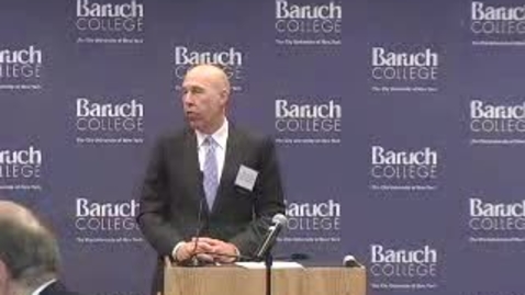 Thumbnail for Baruch Benchmark Society Luncheon 2011