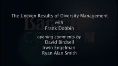 Thumbnail for The Uneven Results of Diversity Management