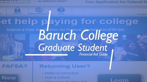 Thumbnail for Graduate Financial Aid