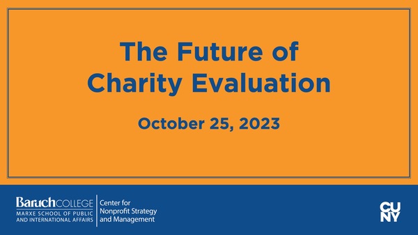 The Future of Charity Evaluation episode artwork