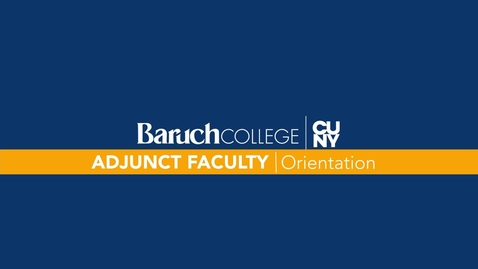 Thumbnail for Adjunct Faculty Orientation - Academic Integrity