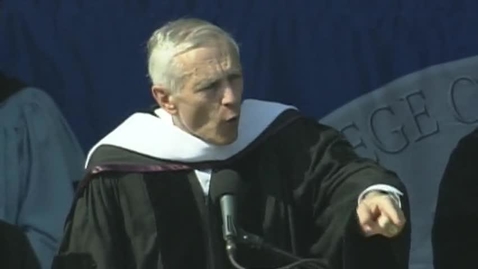 Thumbnail for Baruch College 48th commencement exercises (2013). Commencement address.