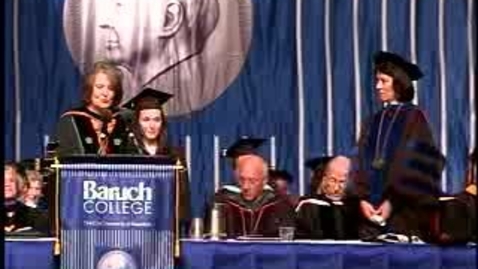 Thumbnail for Baruch College Commencement (2007, Afternoon Session): Degree Award, Weissman School of Arts and Sciences