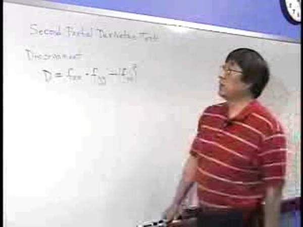 Chapter 4.3: Extrema - 06) Second Partial Derivatives episode artwork
