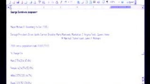 Thumbnail for Introduction to Microsoft Word 2003: Tables
