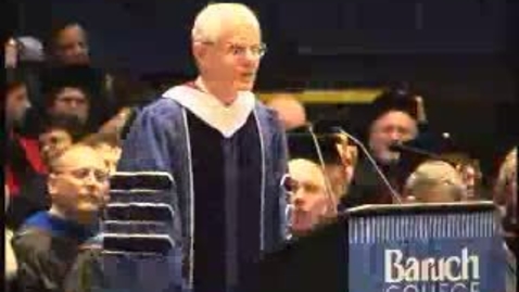 Thumbnail for Baruch College Commencement (2004): Ned Regan