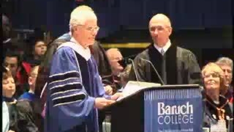 Thumbnail for Baruch College Commencement (2004): Honorary Degree Recipient David Coulter