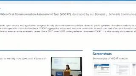 Thumbnail for Developing, Deploying, and Sharing the Video Oral Communication Assessment Tool (VOCAT)