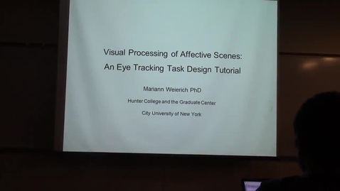 Thumbnail for Visual Processing of Affective Scenes: An Eye Tracking Task Tutorial