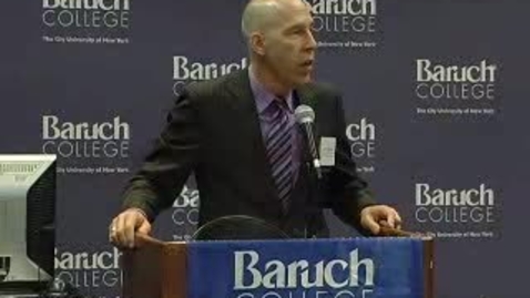 Thumbnail for Baruch Benchmark Society Luncheon 2010