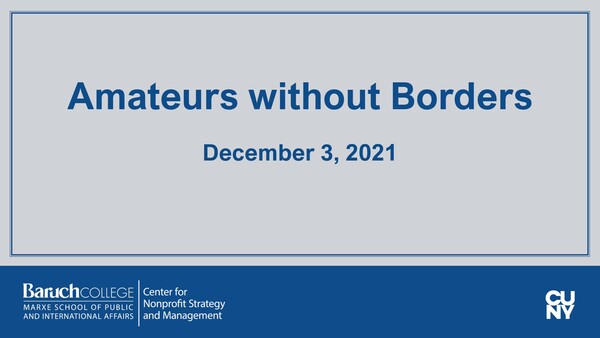Amateurs without Borders episode artwork