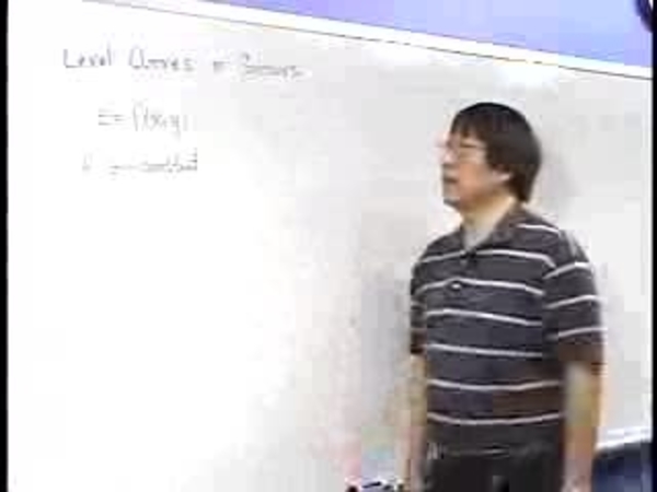 Chapter 4.2: Partial Derivatives - 05) Level Curves / Contours episode artwork
