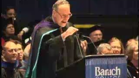 Thumbnail for Baruch College Commencement (2004): Charles Schumer