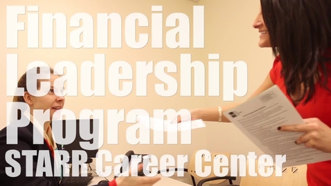 Thumbnail for Financial Leadership Program: STARR Career Center