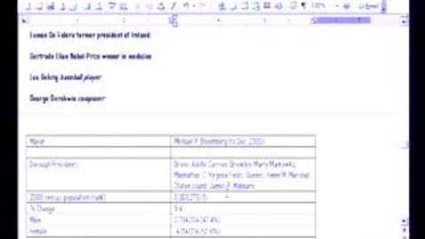 Thumbnail for Introduction to Microsoft Word 2003: Bullets