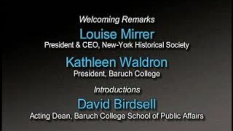 Thumbnail for Lessons from the NYC Fiscal Crisis: 30 Years Later