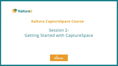 Thumbnail for Getting Started with CaptureSpace (with Quiz)