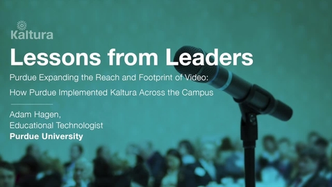 Thumbnail for Lessons From Leaders - Purdue University