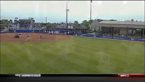 Thumbnail for entry Kentucky Upsets Georgia in Softball