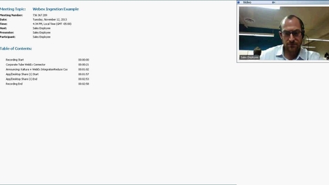 Thumbnail for WebEx Demo by Michael S.