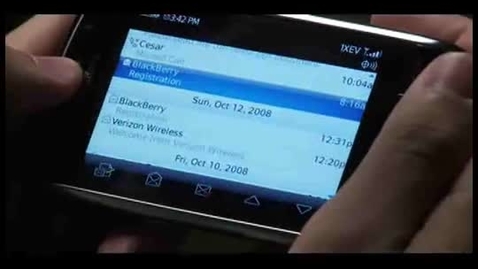 Thumbnail for Sending an Email with Blackberry