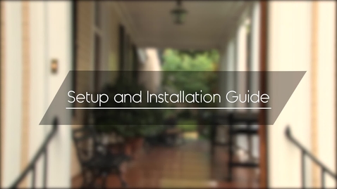 Thumbnail for BFH Setup and Installation