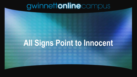 Thumbnail for All Signs Point to Innocent