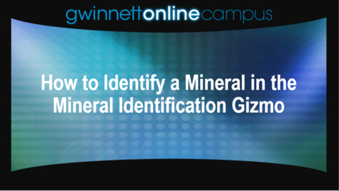 Thumbnail for Mineral Identification Gizmo