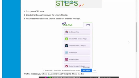 Thumbnail for Using Databases for Research