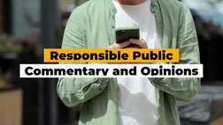 Responsible Public Commentary and Opinions (Social Media and Digital Conduct Essentials)