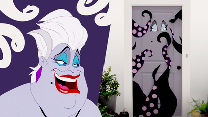 Ursula Halloween Door Decor Disney Family Disney Video