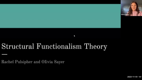 Thumbnail for FAML 400 Structural Functionalism Presentation