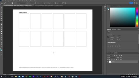 Thumbnail for Art 130 - w09 - 04 - Poster Sketching 