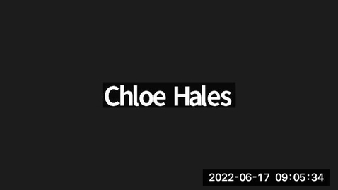 Thumbnail for entry Chloe Hales' Zoom Meeting