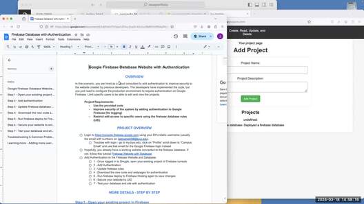 Google Firebase Authentication