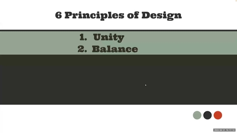 Thumbnail for Art 130 - w01 - 04 - Emphasis &amp; Visual Pace