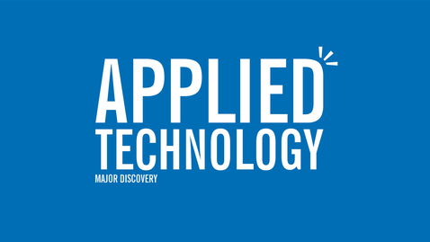 Thumbnail for entry Major Discovery: Applied Technology