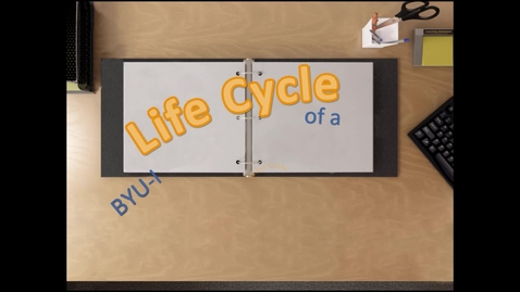 Thumbnail for entry Life Cycle of an Online Course