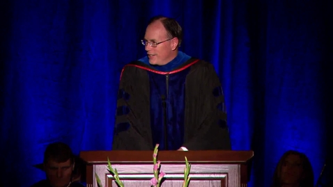 Thumbnail for W. Christopher Waddell - “Language &amp; Letters College Convocation Remarks”