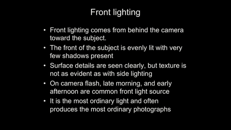 Thumbnail for Direction: Light Front