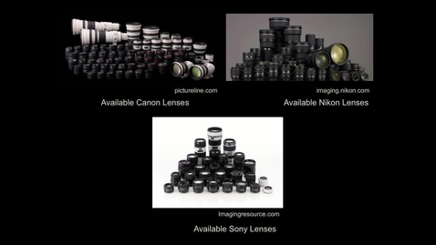 Thumbnail for Lens Choices - Manufacturer