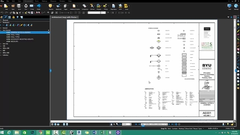 Thumbnail for entry ARCH 270 Video: Plan Reading- Arch General Sheets