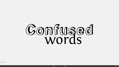 Thumbnail for Confused Words