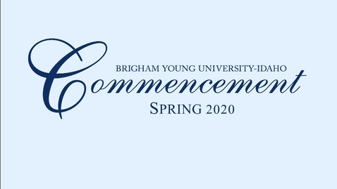 Thumbnail for entry Commencement Loop - Spring 2020